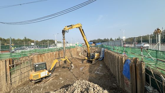 購入 Hydraulic Vibroflot with 150Kw Power and High Compaction Efficiency for Soil Improvement ISO 9001 Certified online manufacture