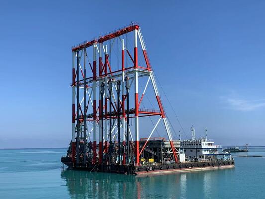 購入 180 KW の底付けバイブロフロート 900-1200 mm 作業直径と土壌圧縮のためのインバーター制御 online manufacture