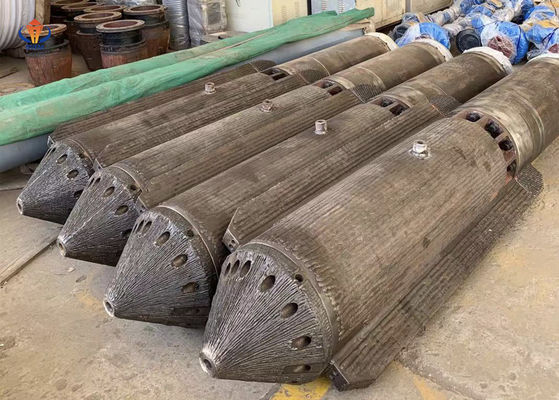 強力なビブロフロット装置 150 KW 電動モーターで土壌を圧縮する