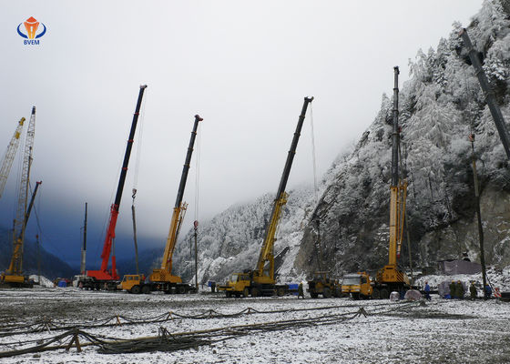 150 KW 電動振動浮気機 ビブロ 圧縮 石柱 基礎 改善