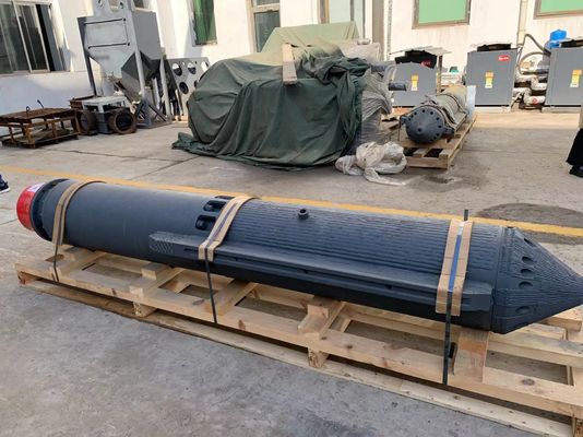 石と砂の柱 Vibro コンパクション 堆積 Vibroflot 土壌改善のために