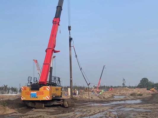 トップ フィード ビブロフロテーション技術 土壌深層の基礎溶液を圧縮する