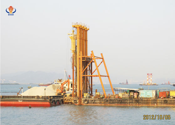 Vibro 密度化 底食 Vibroflot 180kW ドライメソッドシステム