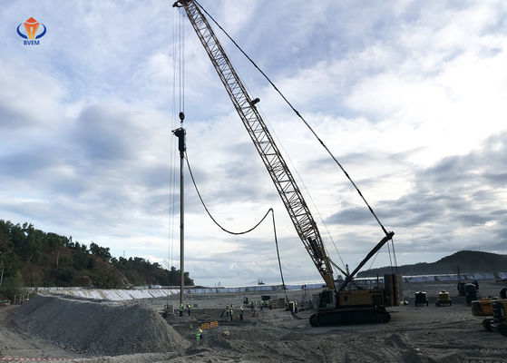 底付け電気バイブロフロート 180KW 海上石柱収縮アプリケーション