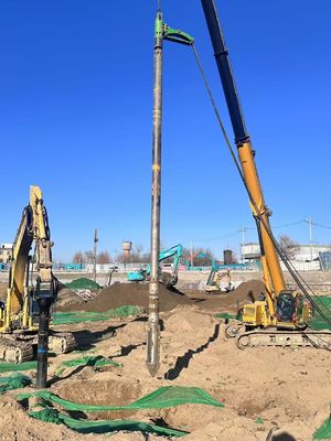 水力バイブロフロット ビブロ圧縮装置 直径600~800mm 掘削機に強い浸透能力