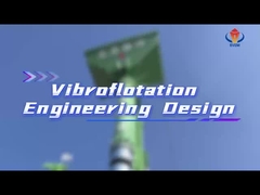 地面改良で 426mmの振動浮遊装置